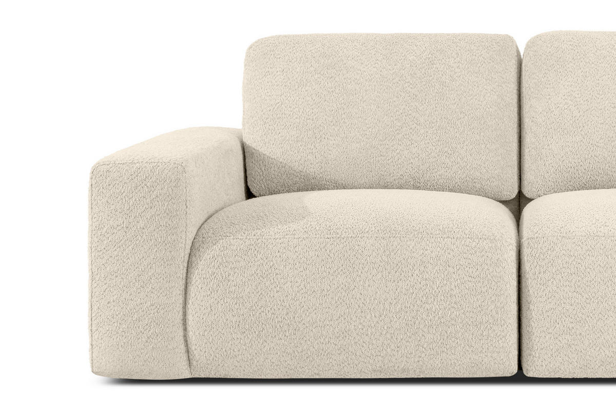 3-SITZER SOFA ZUCCO, Hellbeige - Hellbraun, Holz/Holzwerkstoff (292/85/100cm) - KONSIMO®