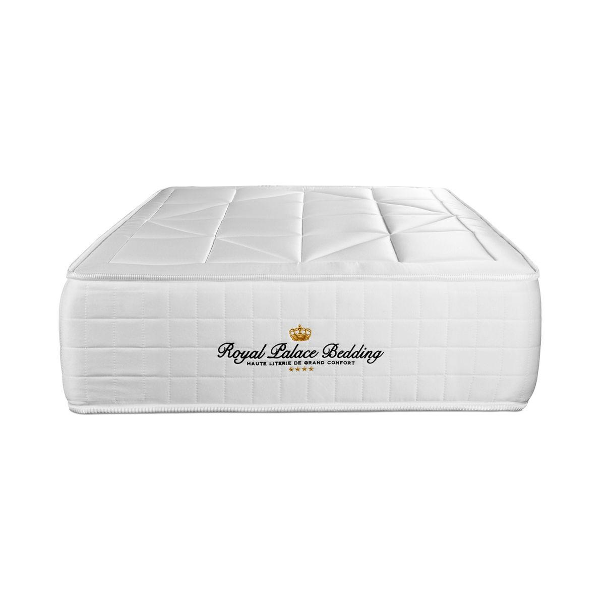 MATRATZE Windsor Taschenfederkern und Memory-Schaum 90 x 200 cm h1 - Weiß, Textil (90/200cm) - ROYAL PALACE BEDDING