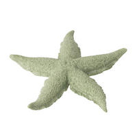DEKOOBJEKT SEESTERN - Grün, Glas/Naturmaterialien (30/4/30cm) - J-Line