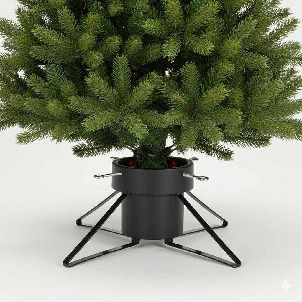 Thumbnail - Home Styling Collection Christbaumständer, Schwarz, Metall, 23 cm, Dekoration, Weihnachtsdekoration, Weihnachtsbäume & Z...