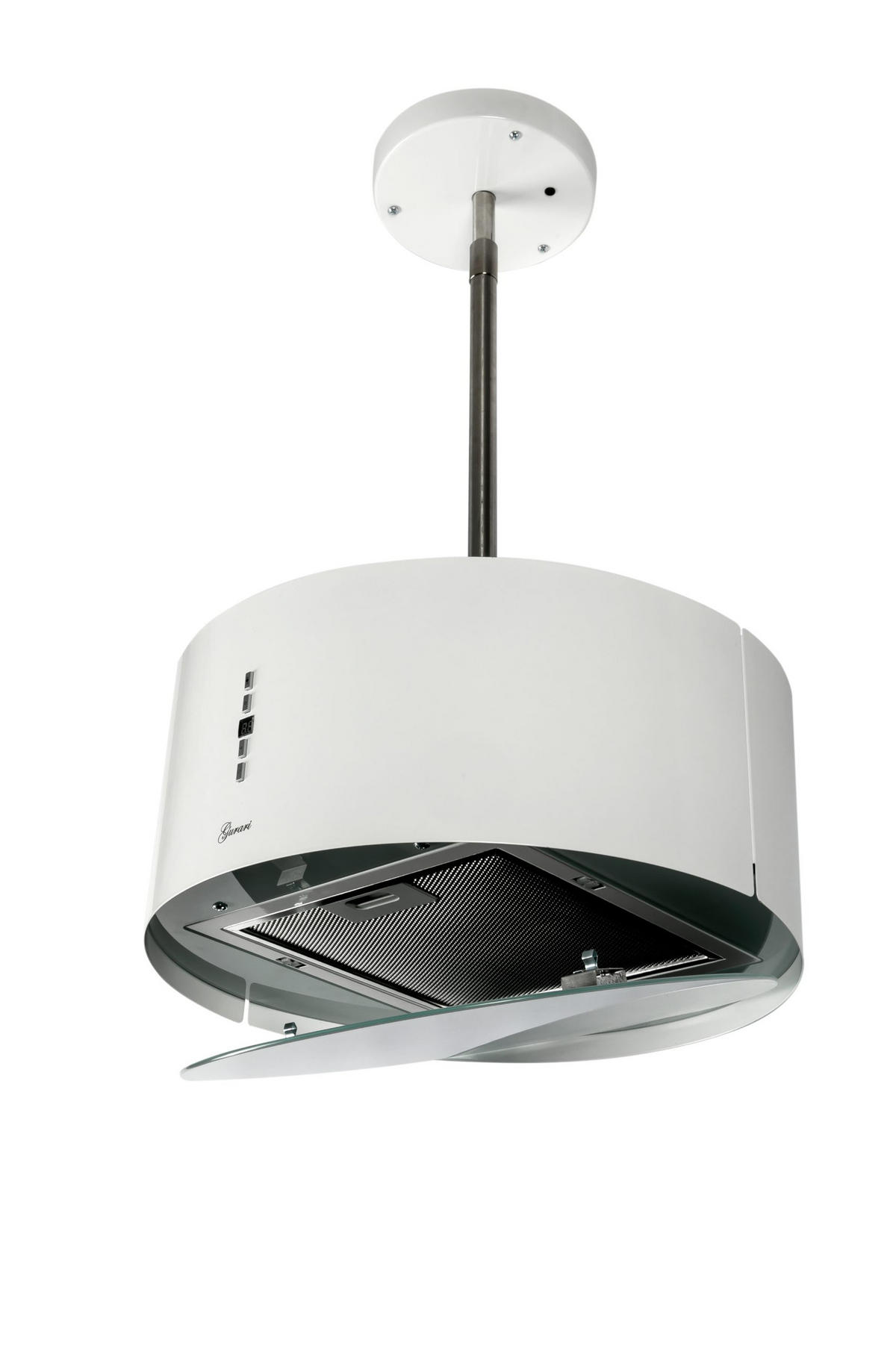 DUNSTABZUGSHAUBE GCH I 237 50 WH + Umluftset, 50 cm Weiß - Weiß, Metall (50/20/50cm) - Gurari