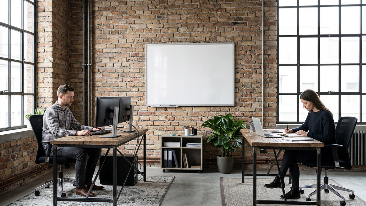 WHITEBOARD 90x60cm Magnetisches PREMIUM EXPO Alurahmen - Weiß, Metall (90/60/1.6cm) - ALLboards