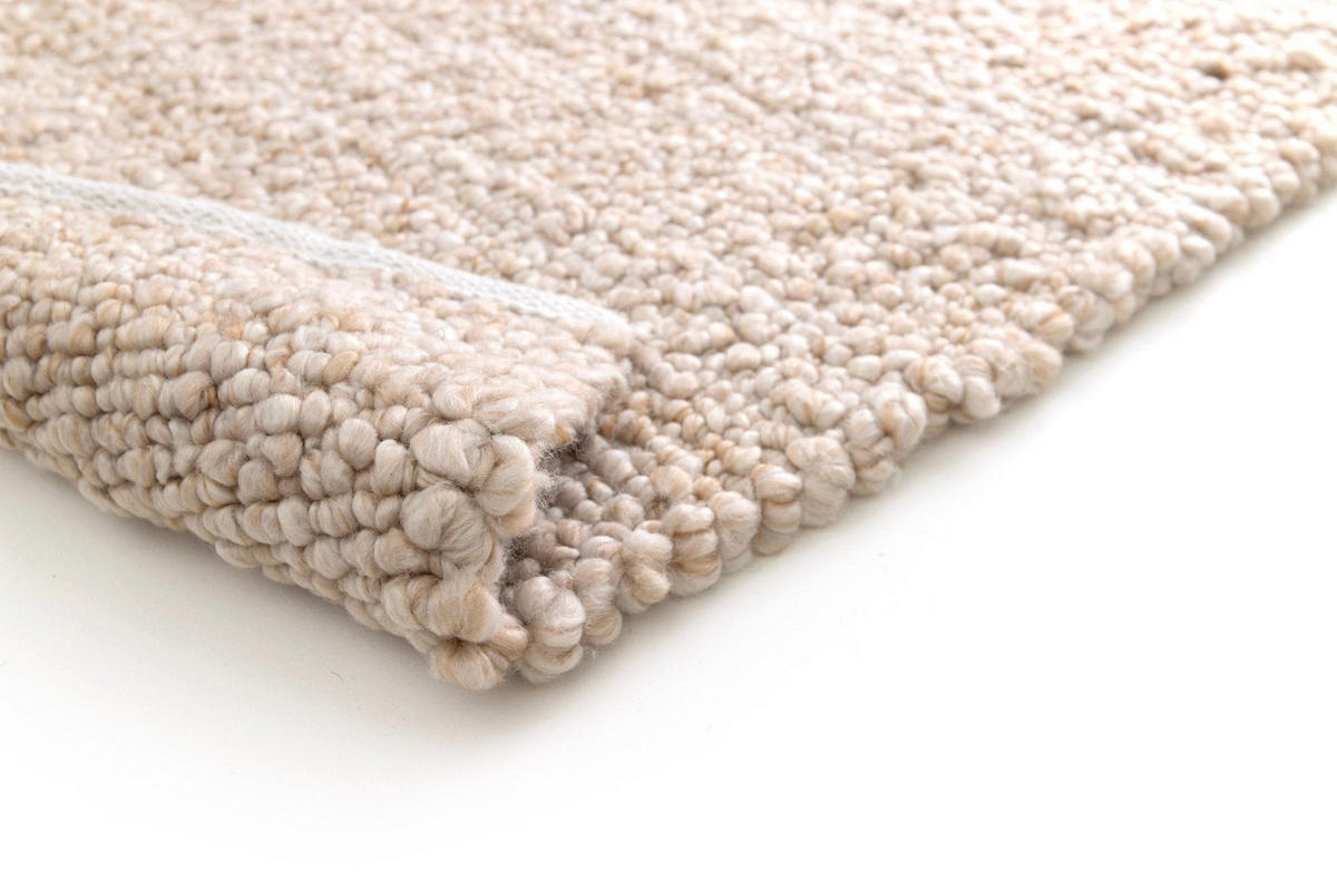 TEPPICH Bouclé handgewebt bruin - Braun, Textil (120/170cm) - AFK Living