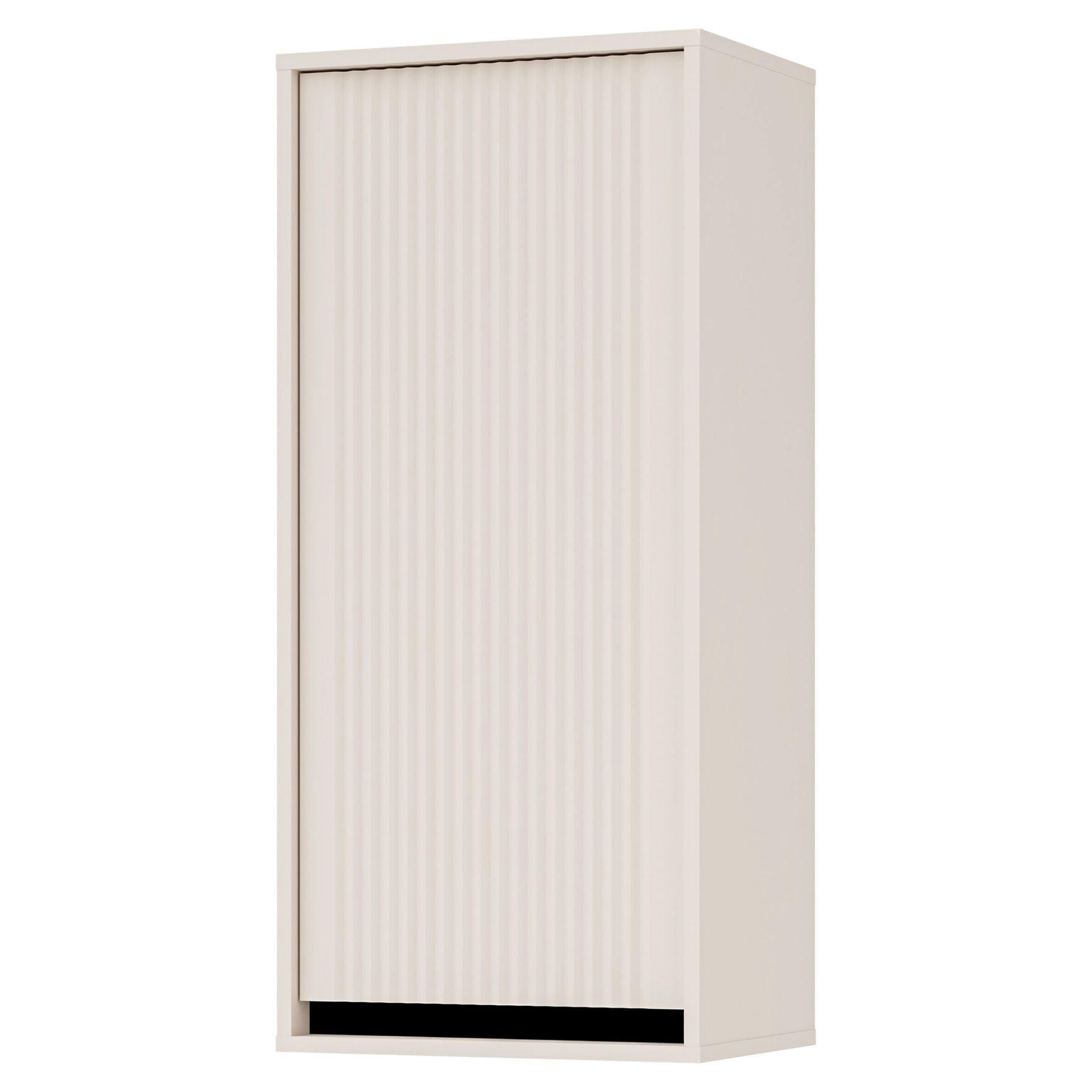 HÄNGESCHRANK Osaka Sandbeige 46 cm - Beige/Schwarz, Holzwerkstoff (45.8/100/32cm) - Selsey