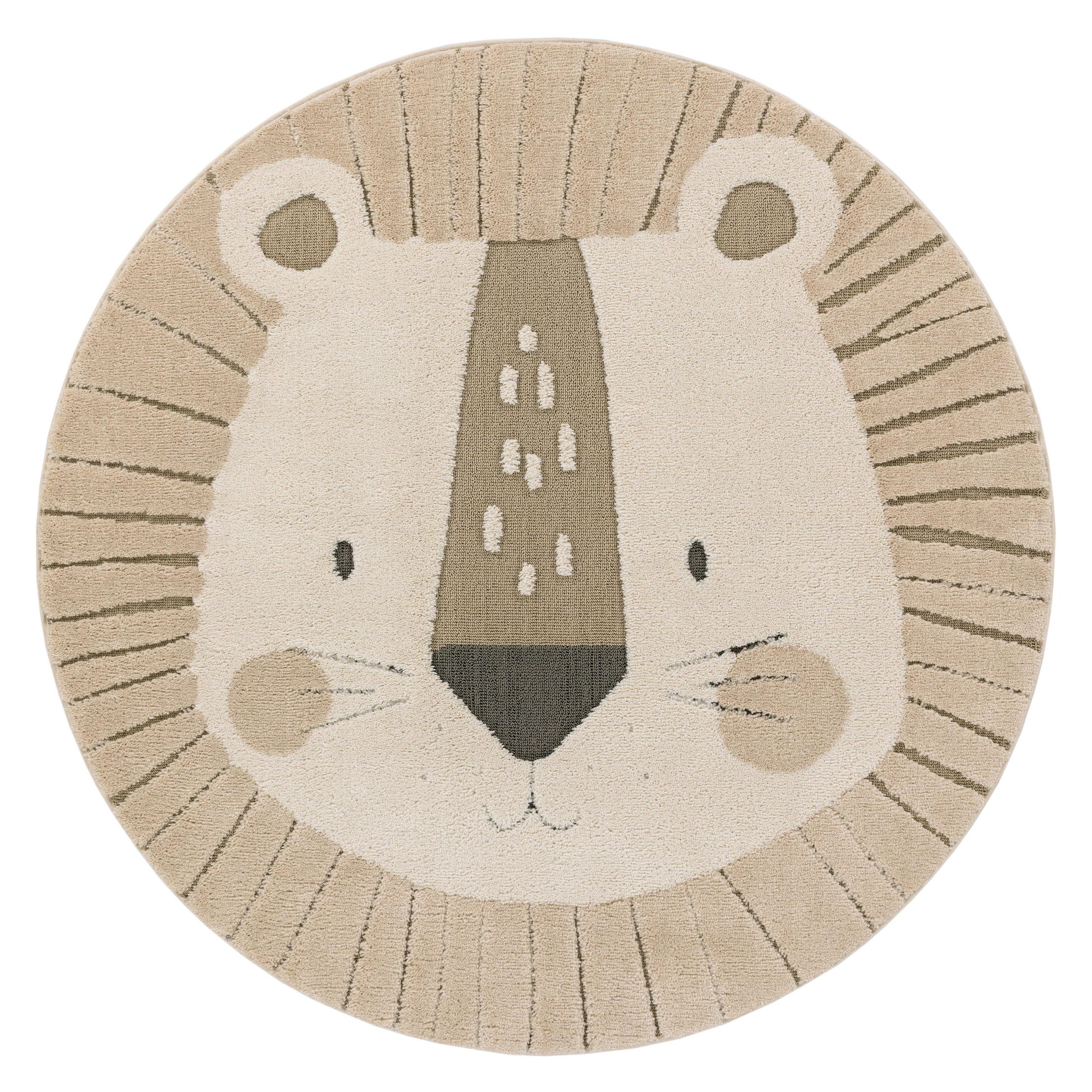 KINDERTEPPICH 120/120 cm Togo 379 - Creme, Textil (120/120cm) - Paco Home