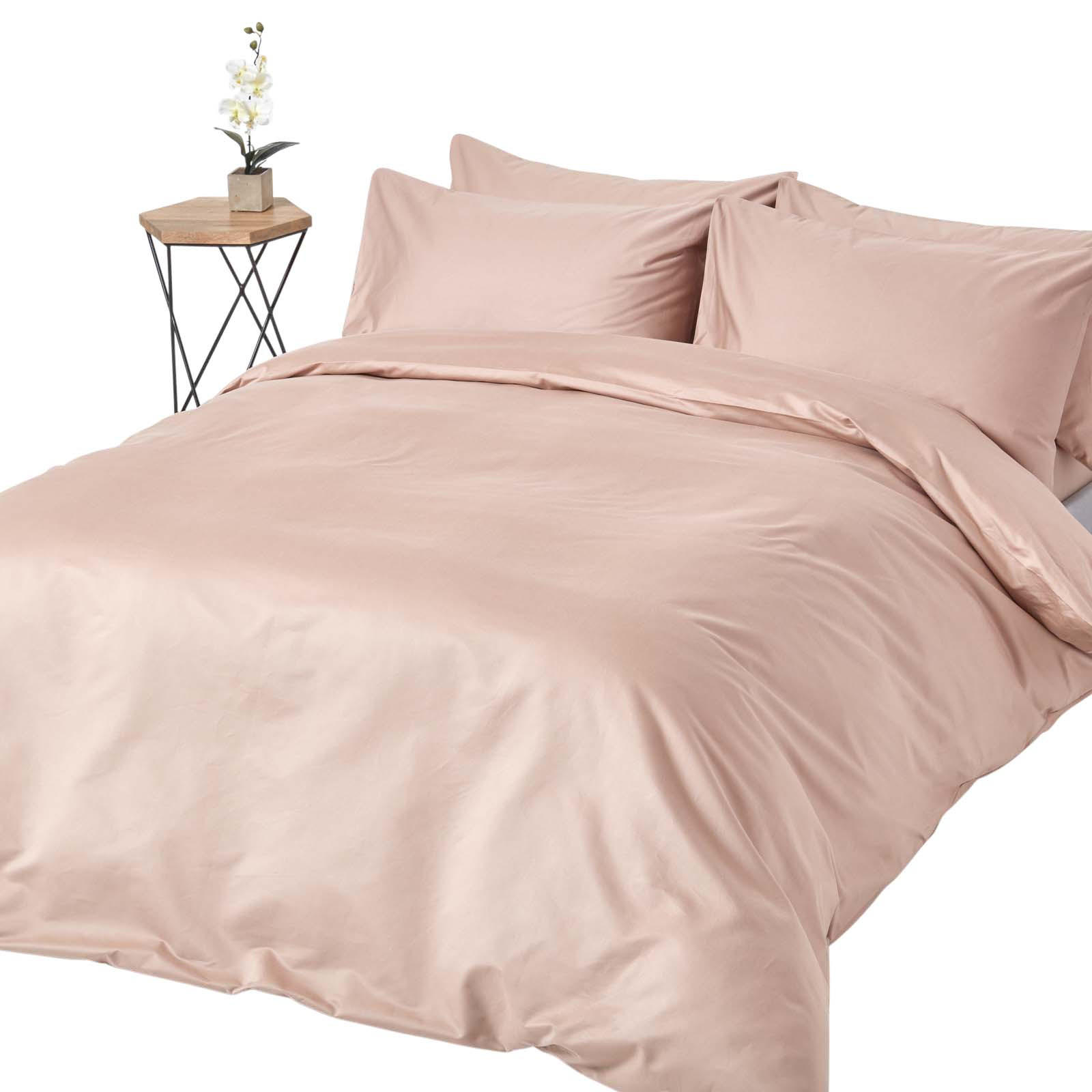 BETTWÄSCHE Premium, Ägyptische Baumwolle, Fadendichte 1000 - Beige, Textil (200/200cm) - Homescapes