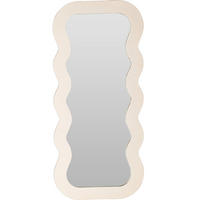 SPIEGEL mit welligem Rahmen 37/37/80 cm - Weiß, Holzwerkstoff (37/80/37cm) - Home Styling Collection