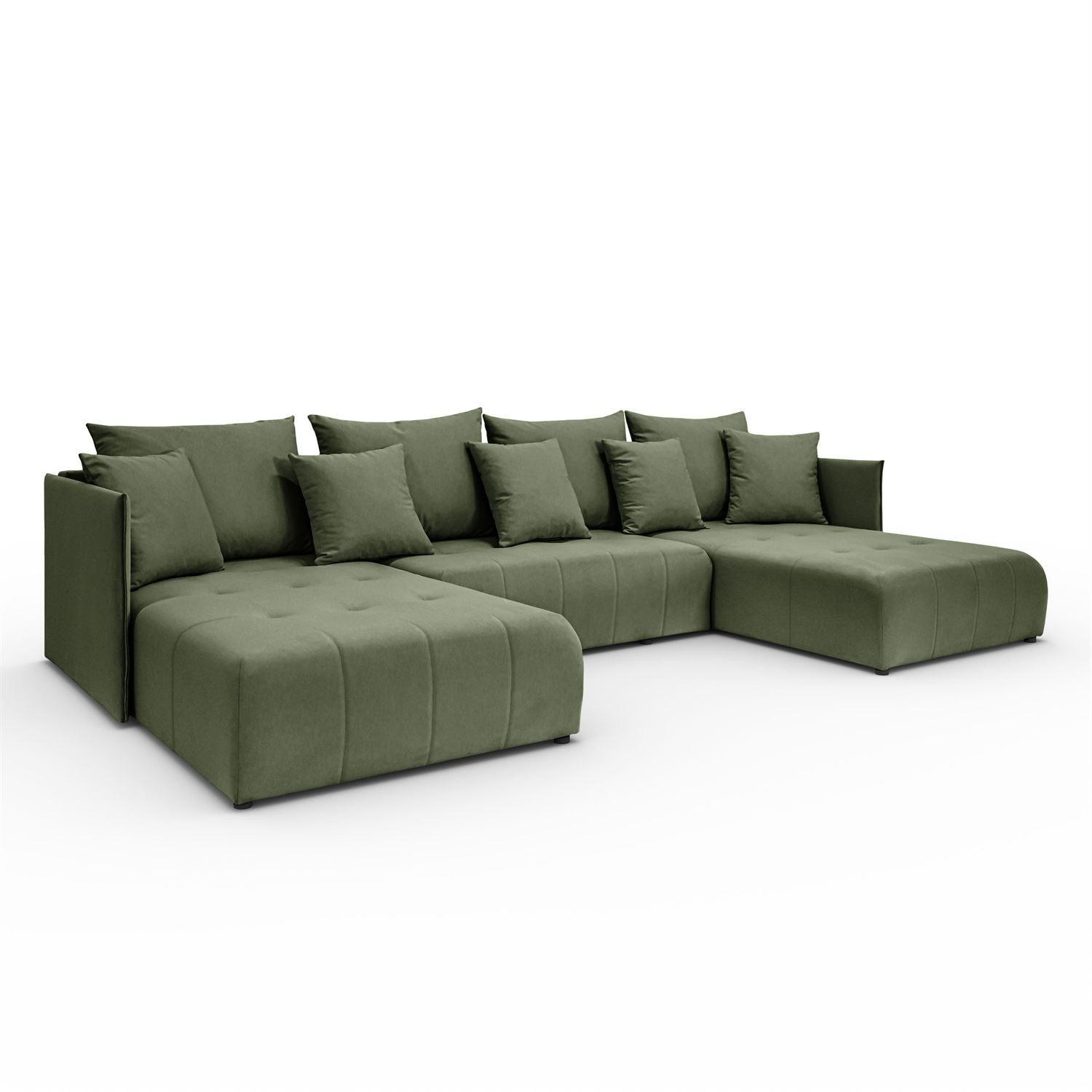 Lookway Wohnlandschaft Grün 348x93x188 cm