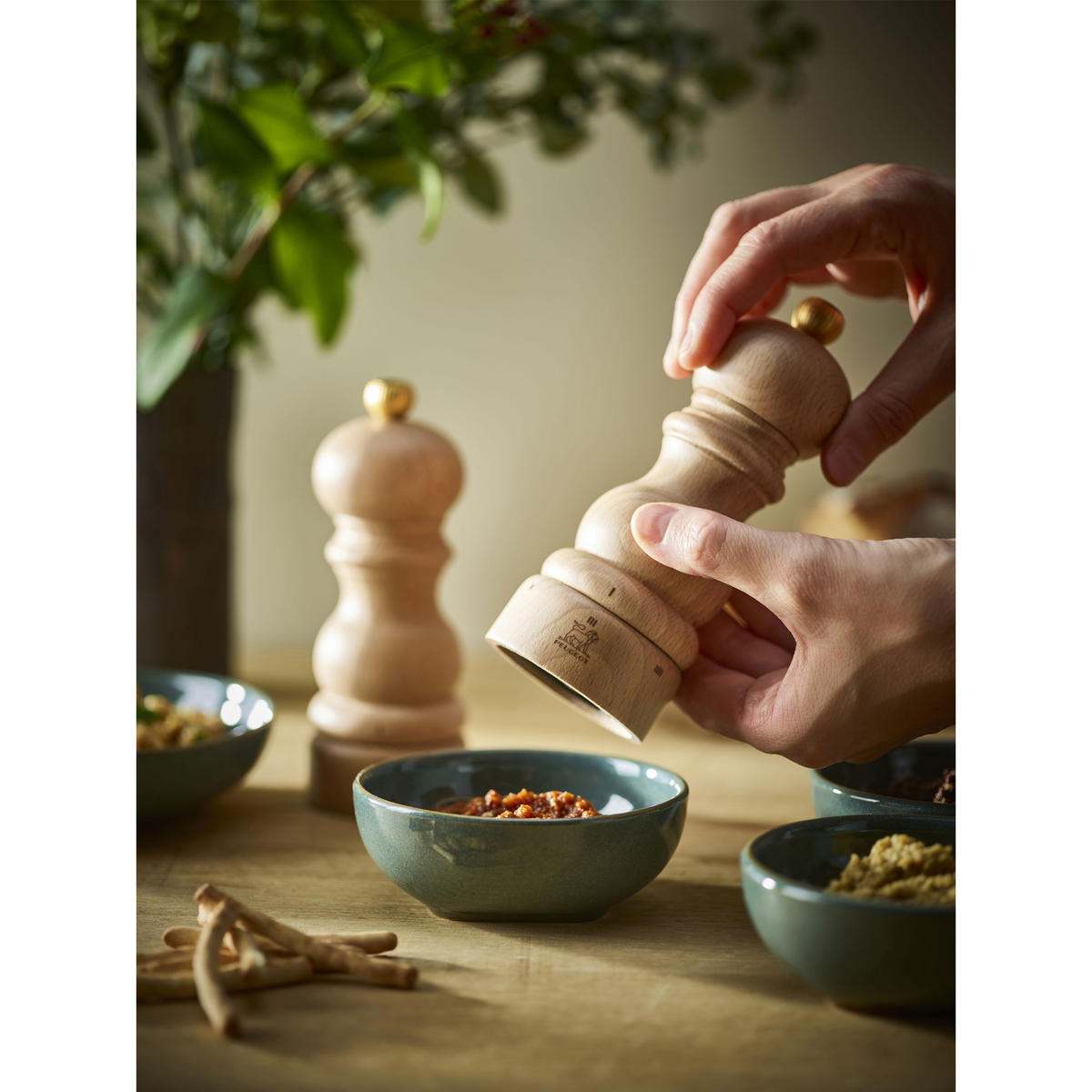 PFEFFERMÜHLE Paris uSelect 15cm Buchenholz Natur Stahlmahlwerk - Braun, Holz (5.9/15/5.9cm) - PEUGEOT