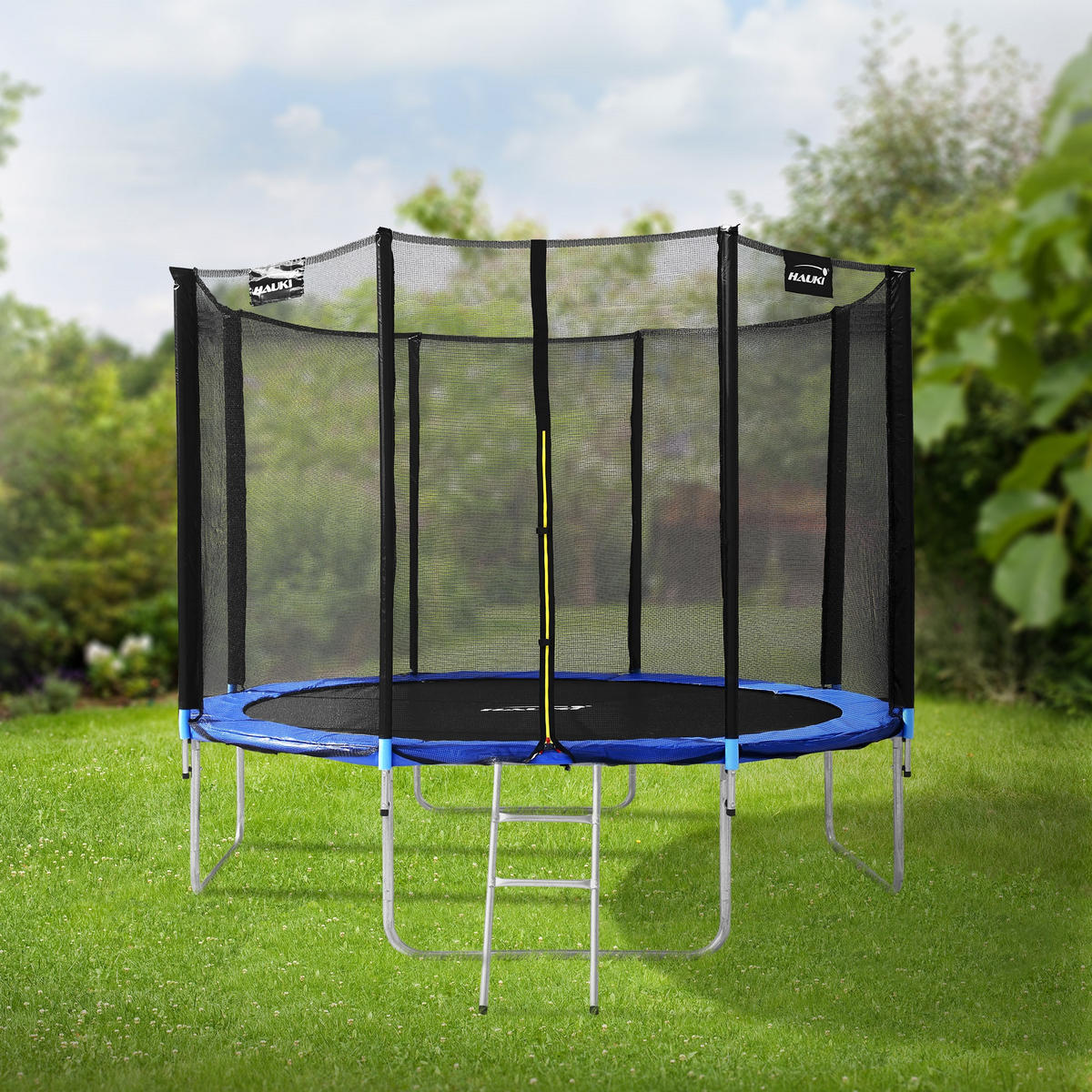 TRAMPOLIN 366 cm blau - Blau, Metall (366/260/366cm) - Hauki