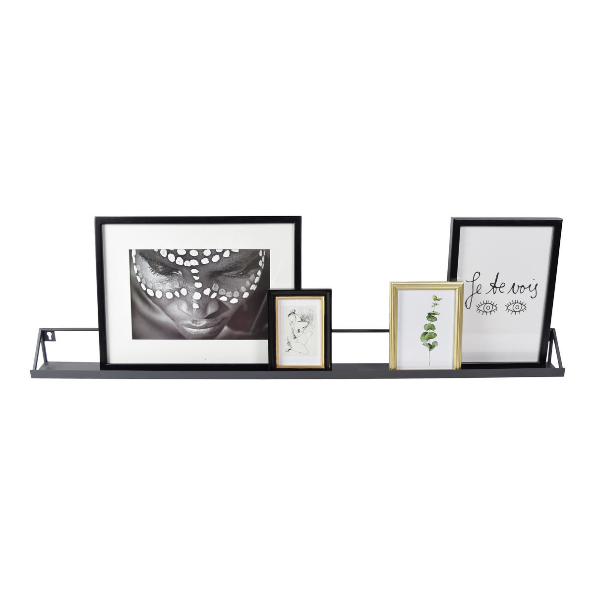 FOTORAHMENPLAN Foro Schwarz - Schwarz, Metall (110/8/8cm) - LOFT42