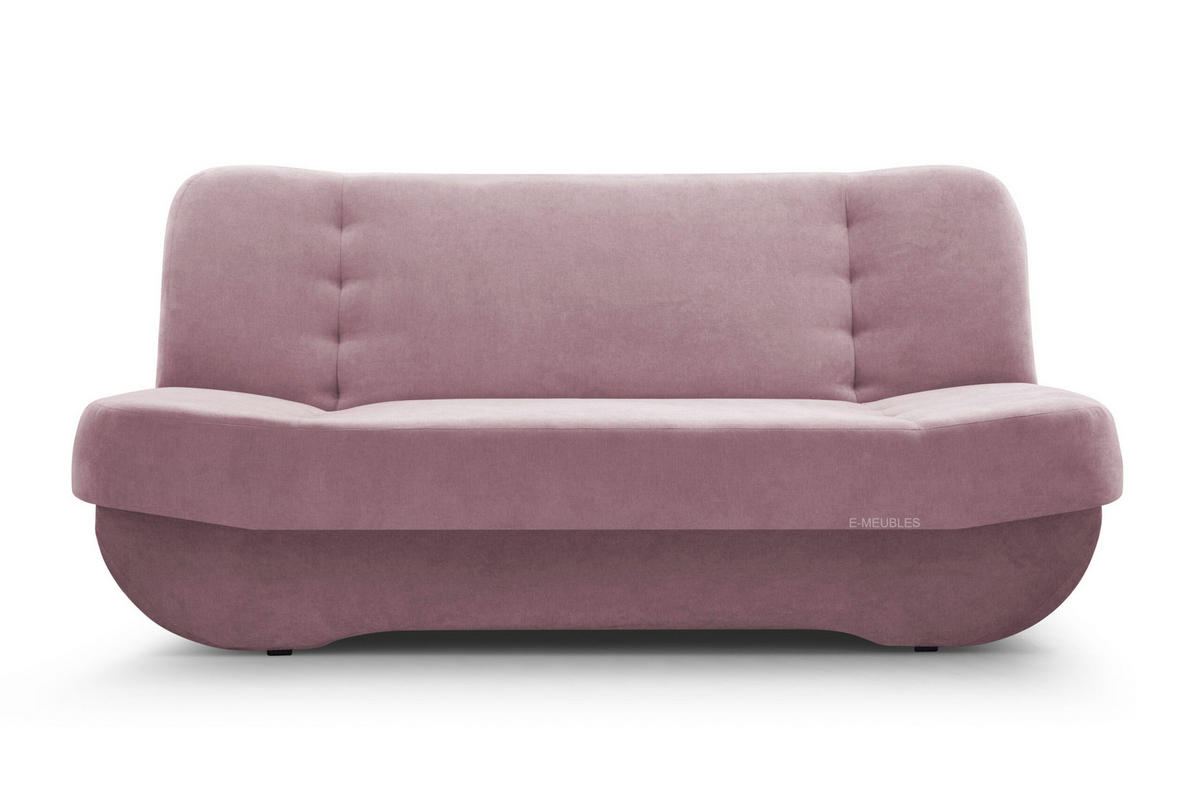 SCHLAFSOFA -PAFOS (Rosa) - Rosa, Holz (192/90/87cm) - Möblo