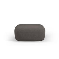 POUF Jenny aus Boucle grau - Grau, Textil (88/40/90cm) - Micadoni