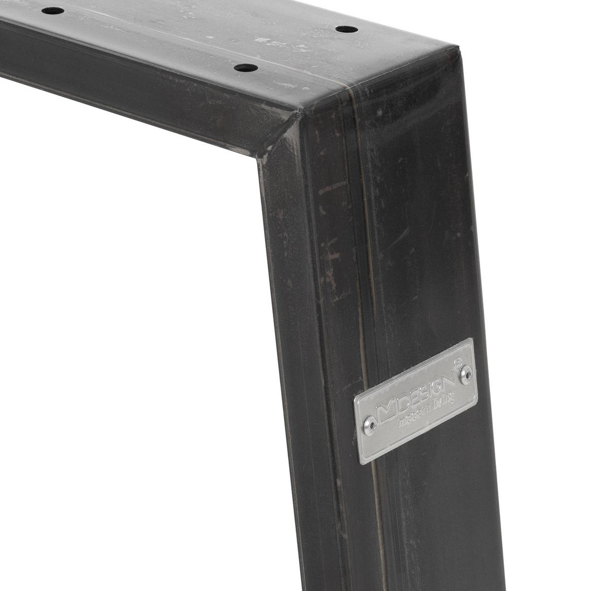 TISCHBEINE 2er Set Loft 75 x 72 cm Industrial - Anthrazit, Metall (8/72/75cm) - ML-DESIGN