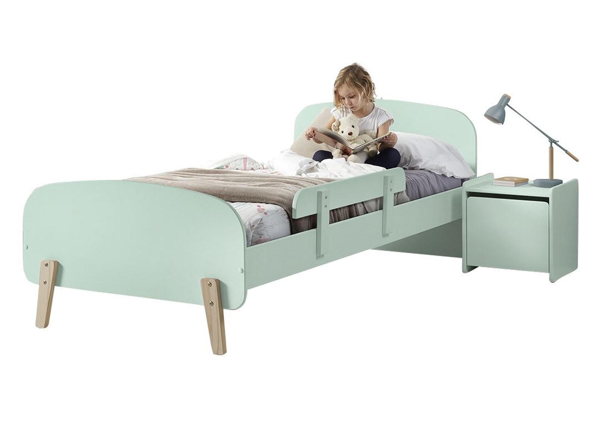 KINDERZIMMER Set Karilynn 2 Massivholz+MDF mintgrün - Grün, Holz (220/73/120cm) - 58aufmkessel
