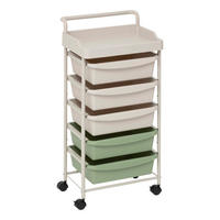 ORGANIZER 6 Schubladen Deskolor 40/34,5/82 cm - Multicolor, Kunststoff (34.5/82/40cm) - 5five Simply Smart