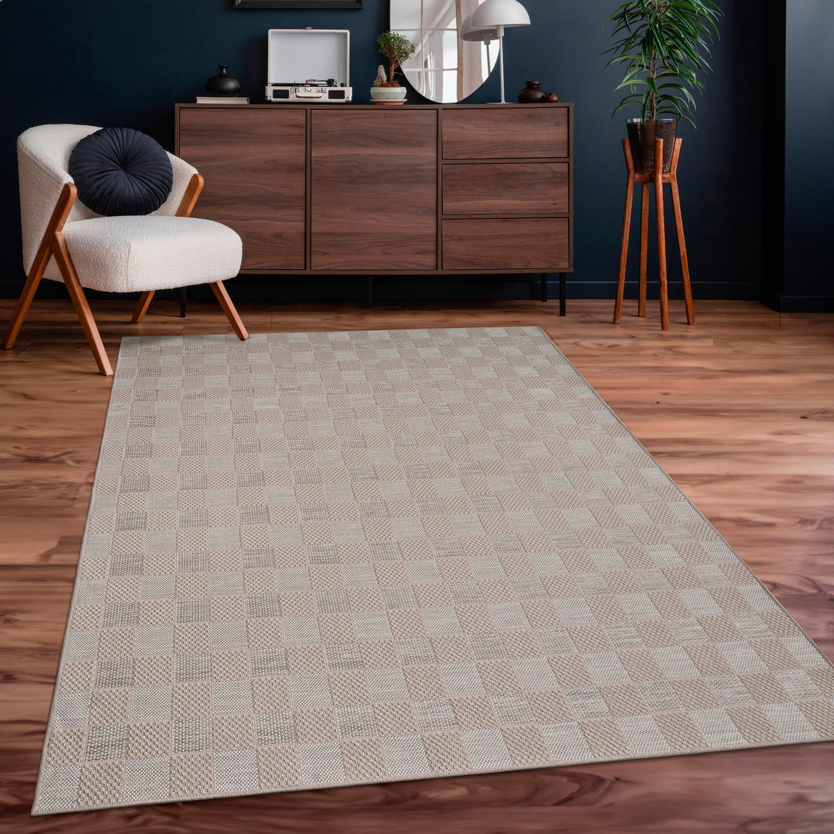 OUTDOORTEPPICH 80/250 cm Vermont 196 - Beige, Textil (80/250cm) - Paco Home