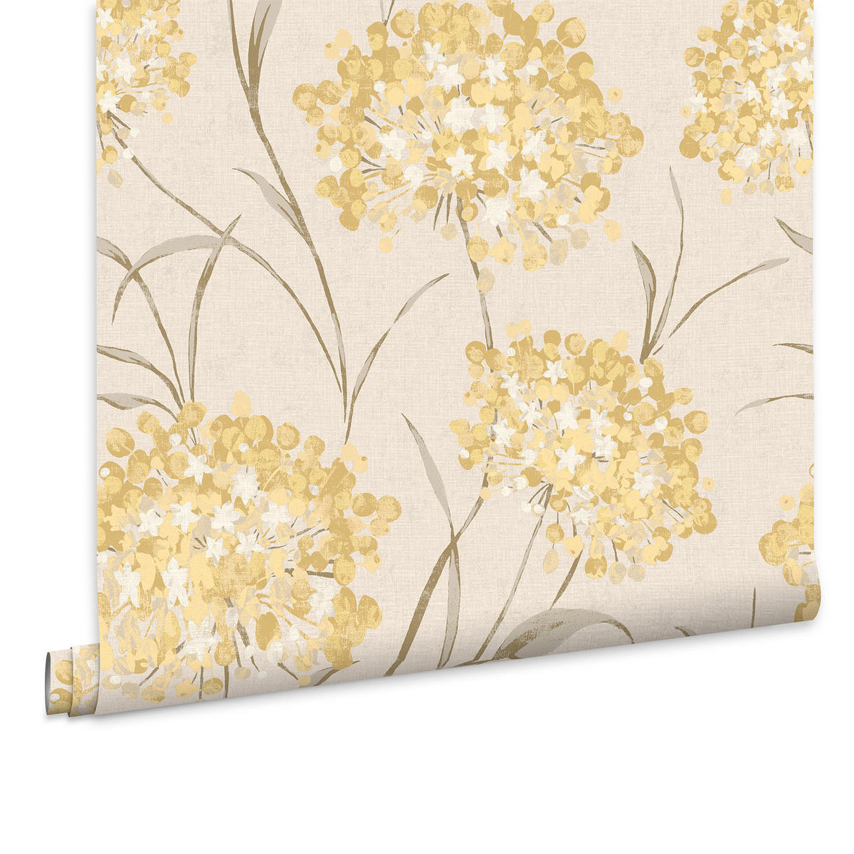 VLIESTAPETE Giselle - Gelb, Papier/Kunststoff (52/1000cm) - LAURA ASHLEY