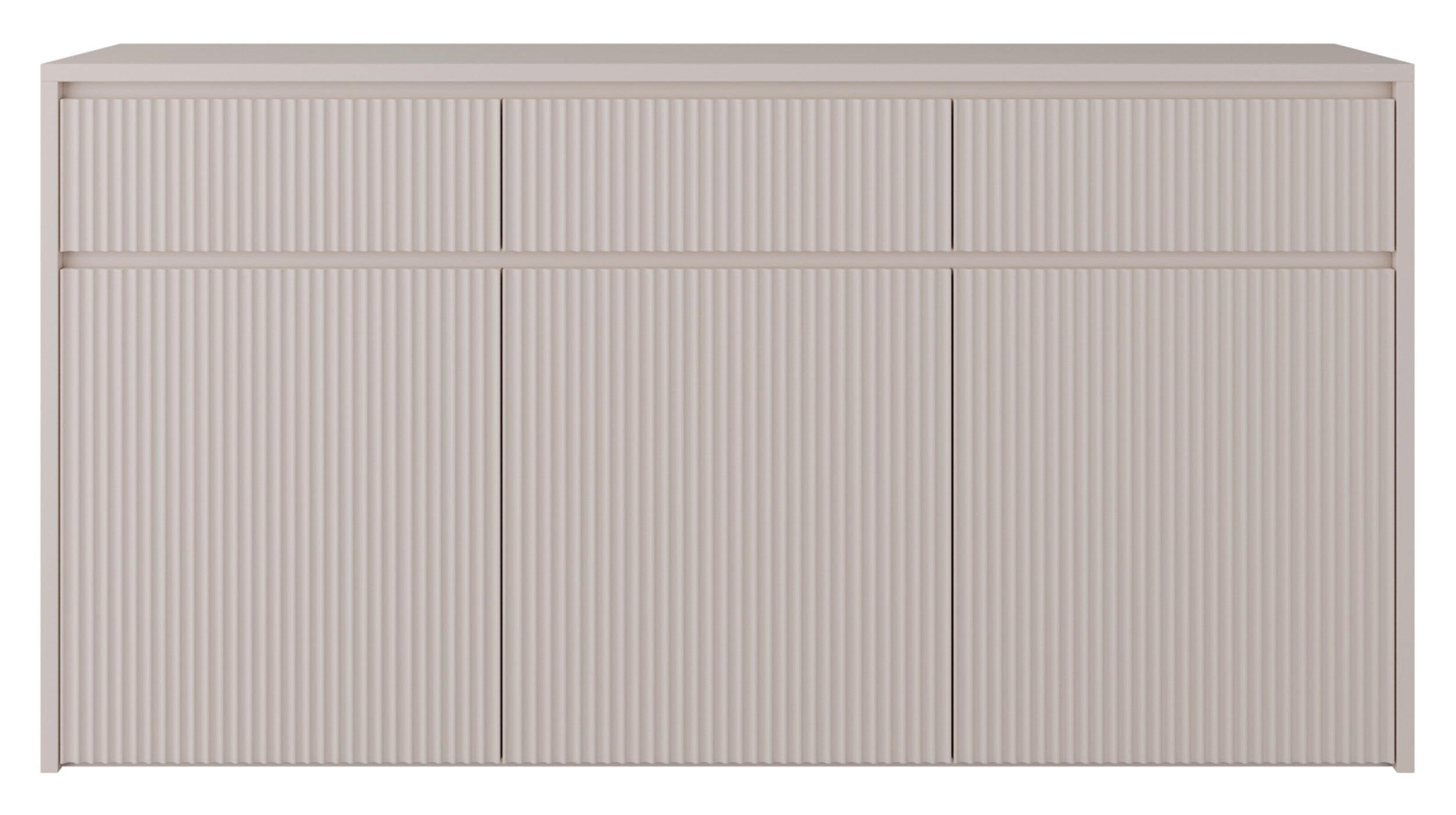 SIDEBOARD Vemmi Kaschmir 155 cm - Taupe, Holzwerkstoff (155/80/36cm) - Selsey