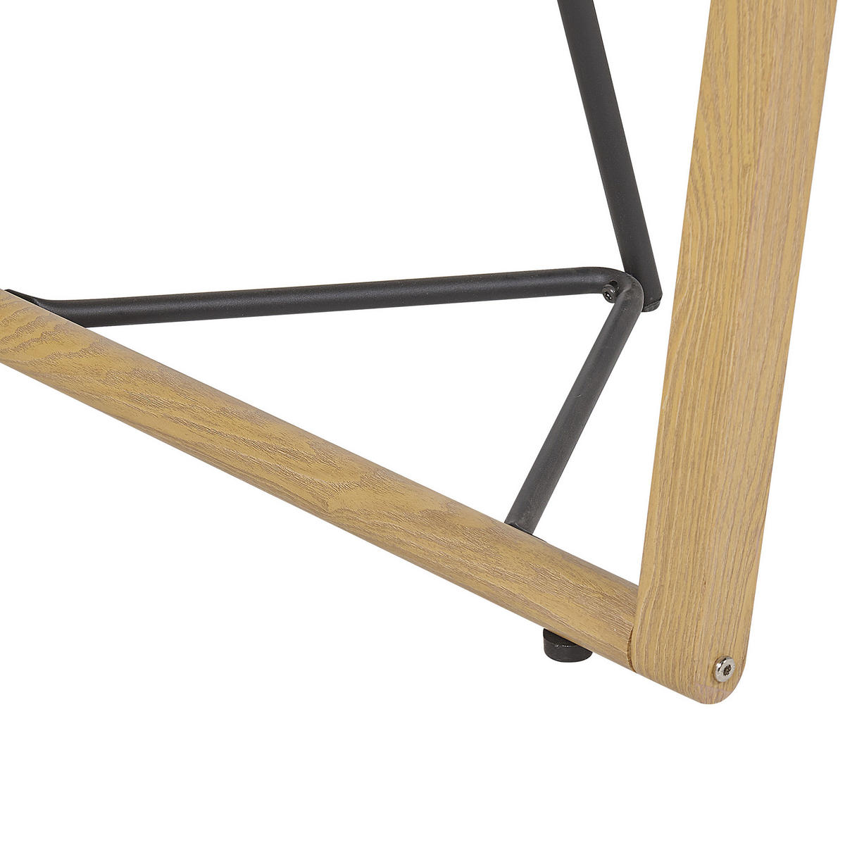 ESSTISCH 140/80/76 cm Transparent, Hellbraun, Schwarz Rechteckig Tacoma - Transparent, Glas (140/80/76cm) - Beliani