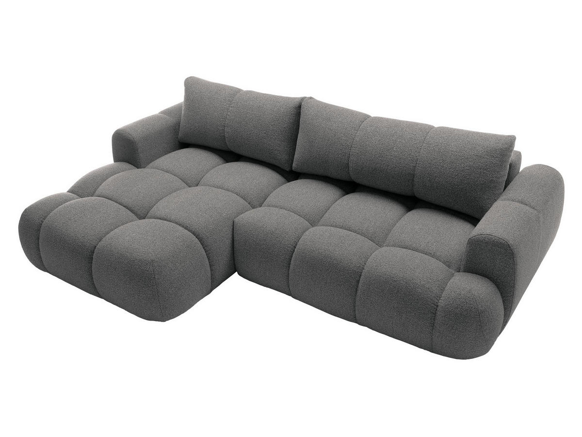 ECKSOFA Mitto, Seite: Links - Schwarz/Grau, Holz/Kunststoff (270/173cm) - MIRJAN24