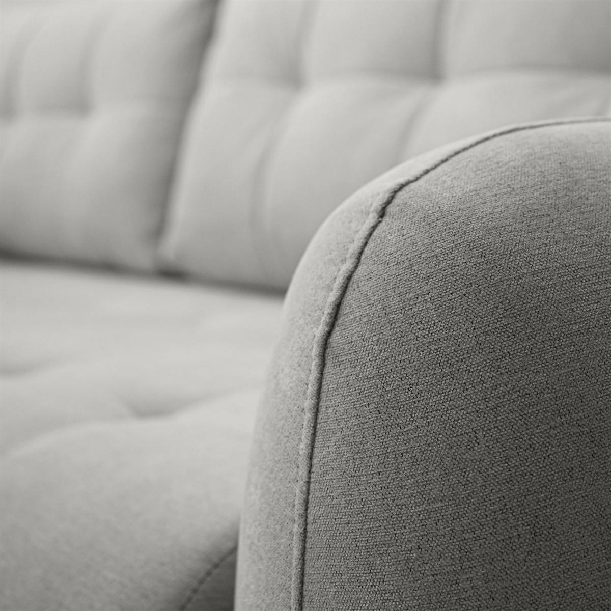 SOFA OMEGA Zweisitzer mit Schlaffunktion, Rosa 23 - Hellgrau, Textil (252/92/105cm) - Lookway
