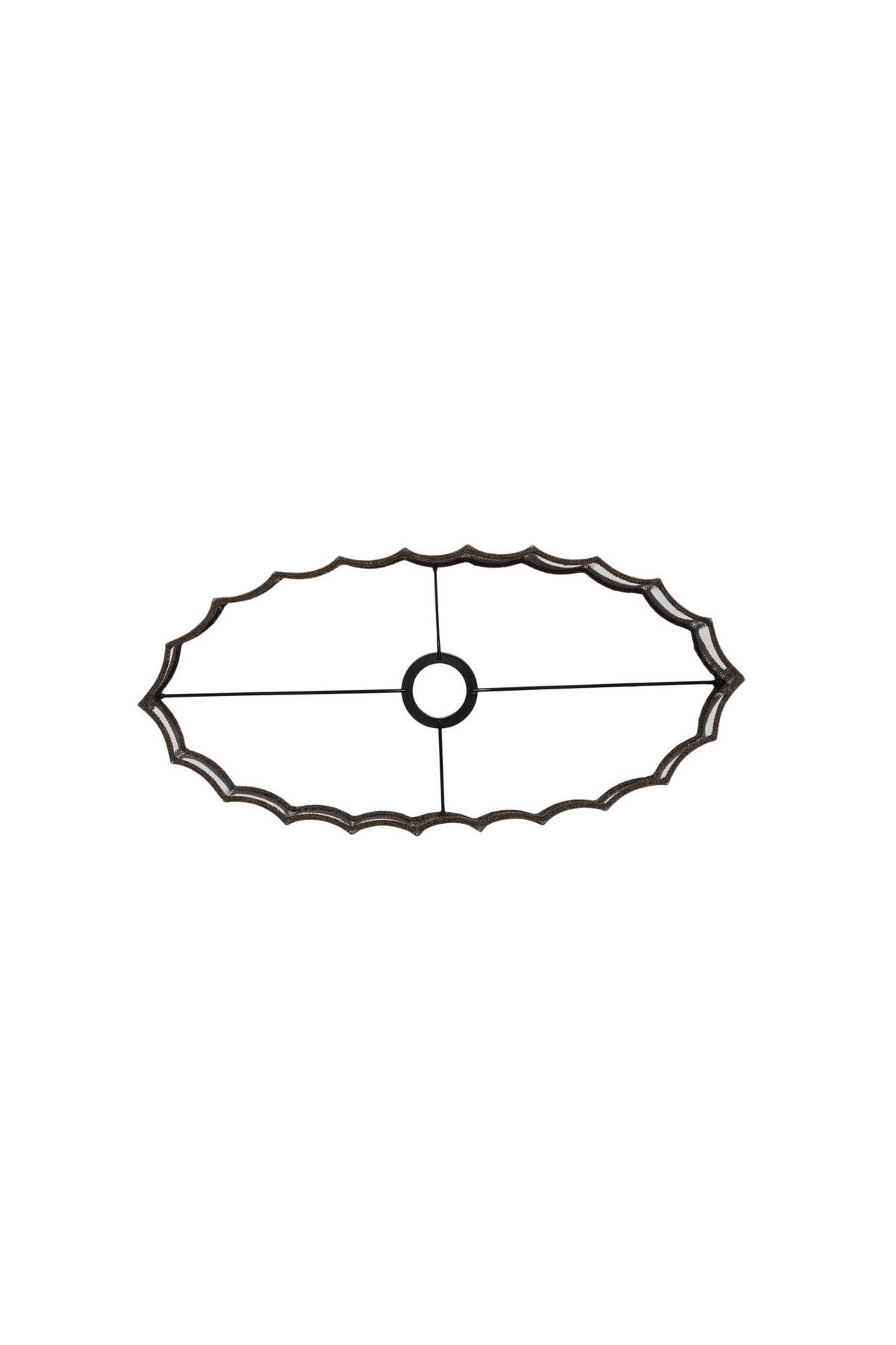LAMPENSCHIRM Disli Braun 45/21/22 cm - Braun, Textil (45/21/22cm) - Light & Living