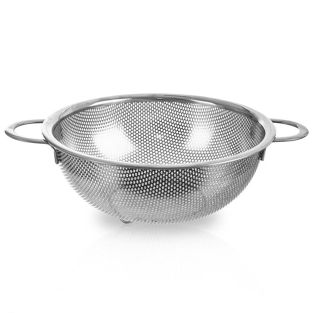 KÜCHENSIEB ANETT Silber 20,5 cm - Silberfarben, Metall (20.5cm) - Orion 