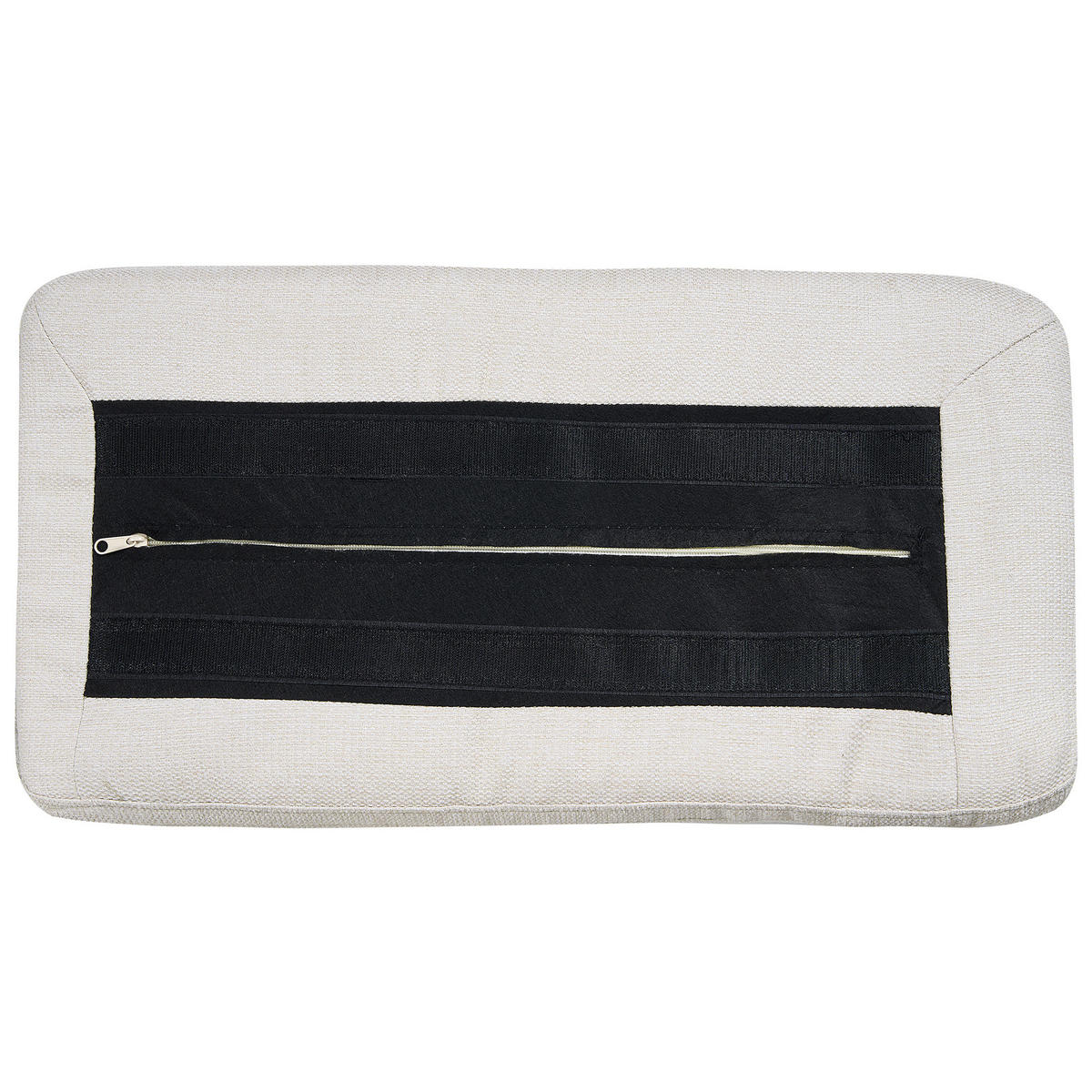 3-SITZER-SOFA hellbeige Vogar - Beige, Textil (195/90/74cm) - Beliani