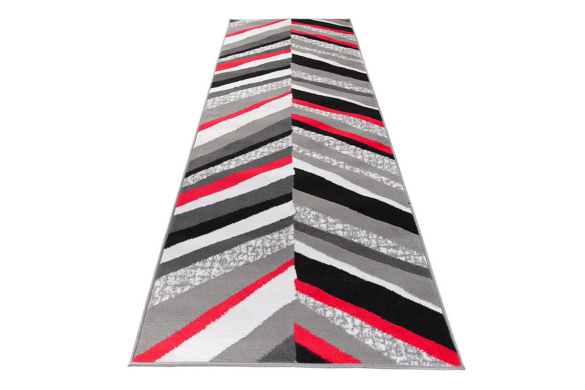 LÄUFER MAYA Rot 100/200 cm - Rot, Textil (100/200cm) - Tapiso