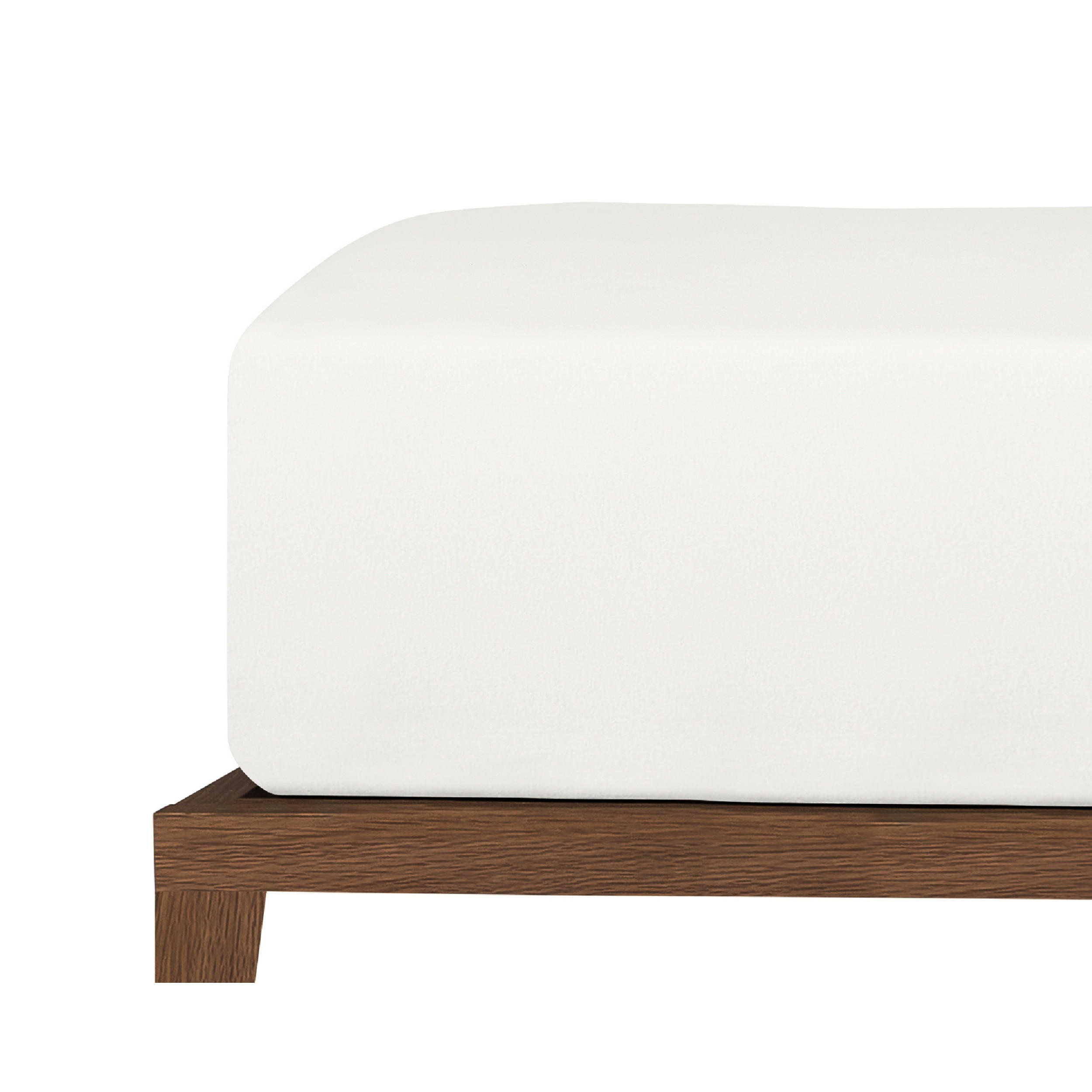 SPANNBETTLAKEN New Jersey - Edeljersey - 150 x 200 cm - Weiß - Weiß, Textil (150/200cm) - Uncover by Schiesser