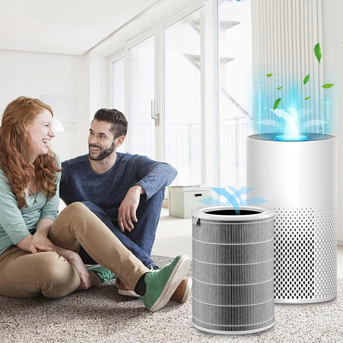 FILTER 2/2S/2C/2H/3H/3C Pro MAX 2-in-1 Set, HEPA EPA E11, 360° Filter, Aktivkohle Kokos, RFID, 6x G4 700 x 300 x 15 mm - Multicolor, Kunststoff/Metall (23/29/20cm)