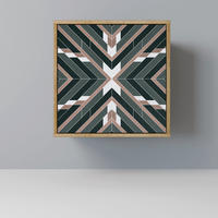 SIDEBOARD DIMENSION DELIGHTS, Eichefarben, 57,5x42x57,5 cm, Ohne Füße - Eichefarben/Multicolor, Holzwerkstoff (57.5/57.5/42cm) - SpaceRebels