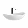 WASCHBECKEN mit pflegeleichter Oberfläche Weiß 61,5 / 36 / 15,5 cm - Weiß, Keramik (36/15.5/61.5cm) - EMKE