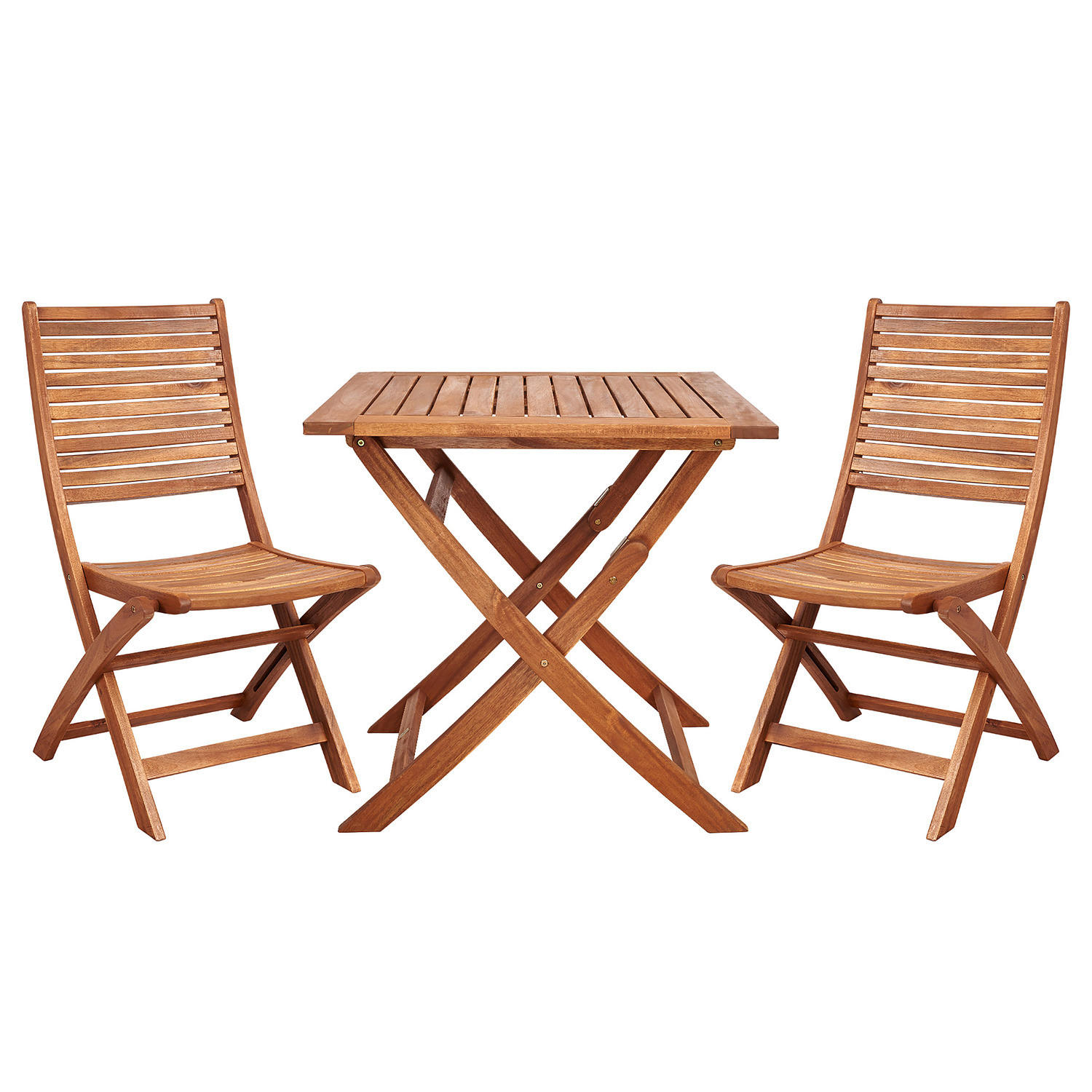 GARTENMÖBEL-SET (3-teilig) Somerset - Braun, Holz - BUTLERS