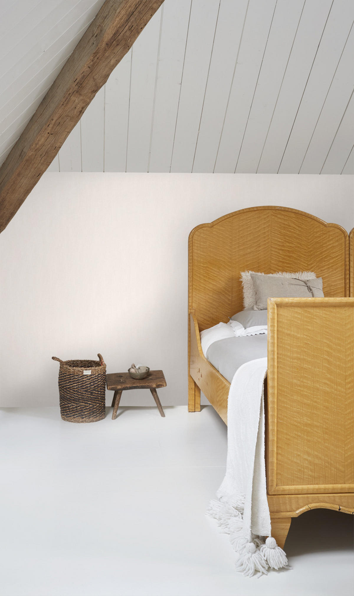 TAPETE Leinen-Optik 53 cm x 10.05 m - Beige, Papier (53/1000cm) - ESTAhome