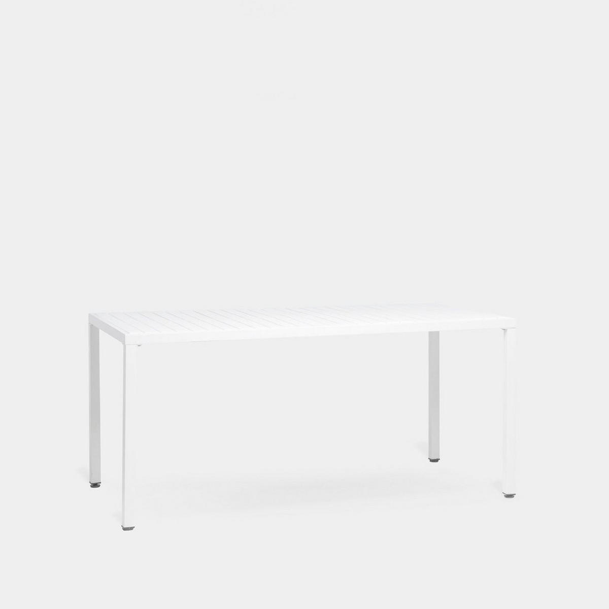 ESSTISCH Jastorf Weiß 165 cm x 76 cm - Weiß, Kunststoff (85/165/76cm)