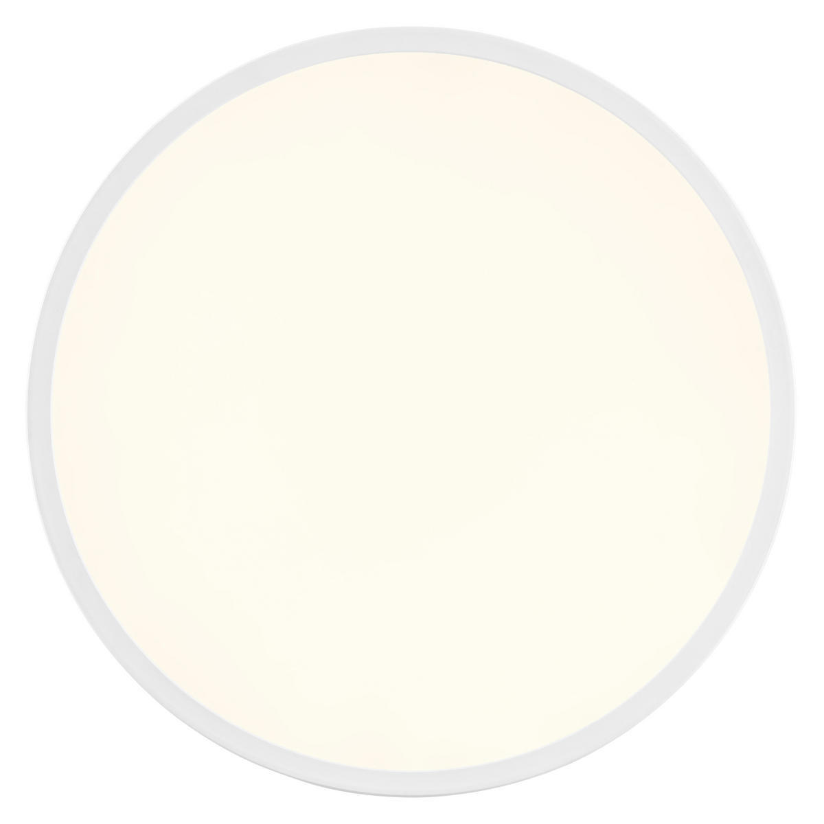 LED DECKENLEUCHTE Samora Weiß 42/42/2,6 cm - Weiß, Kunststoff (42/42/2.6cm) - Brilliant