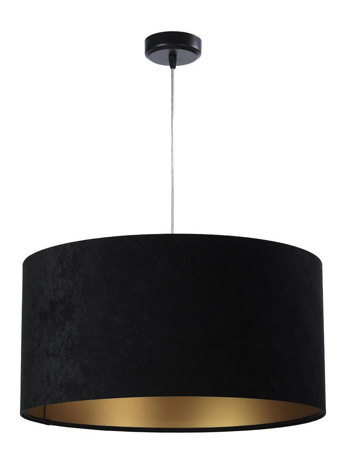 HÄNGELEUCHTE Gold 50/25 cm - Goldfarben/Schwarz, Kunststoff (50/0.8/25cm) - ONZENO
