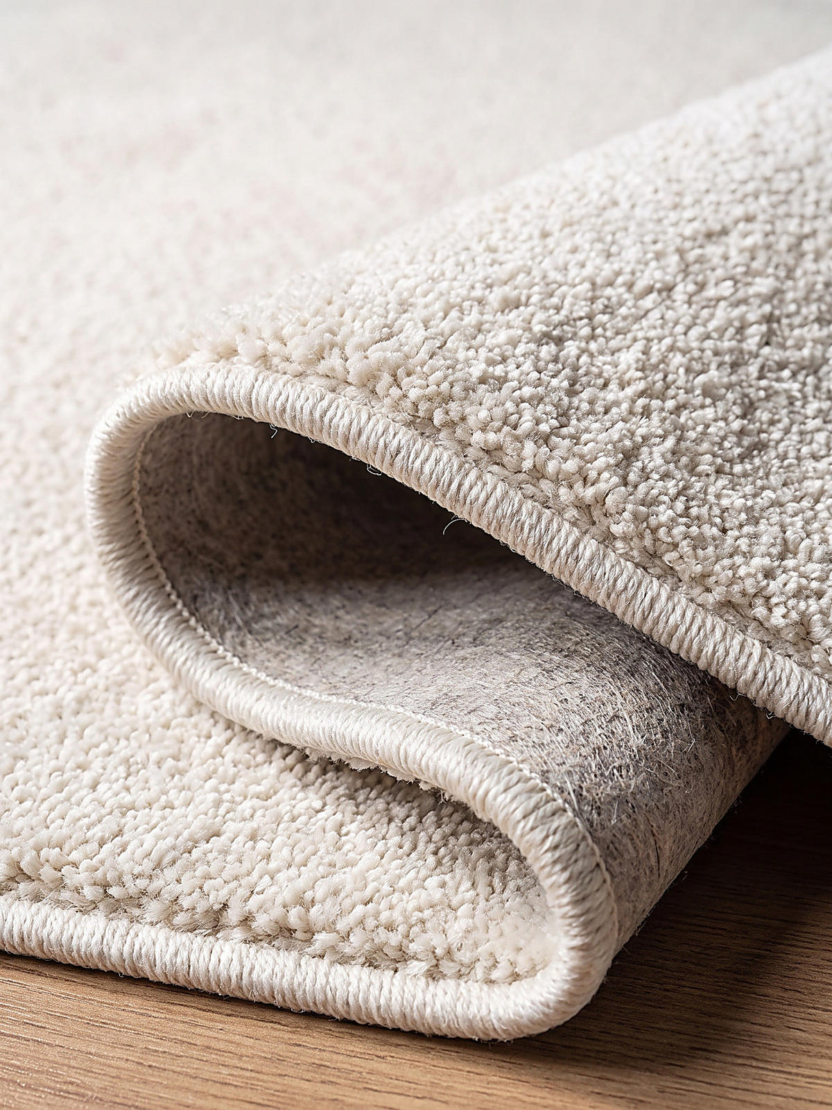 HOCHFLORTEPPICH Uni BORMIDA Polypropylen Creme 160 x 230 cm - Beige, Textil (160/230cm) - KADIMA DESIGN
