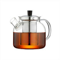 TEEKANNE Glas 800 ml mit Teesieb - Transparent, Glas (14.2/14.8cm)
