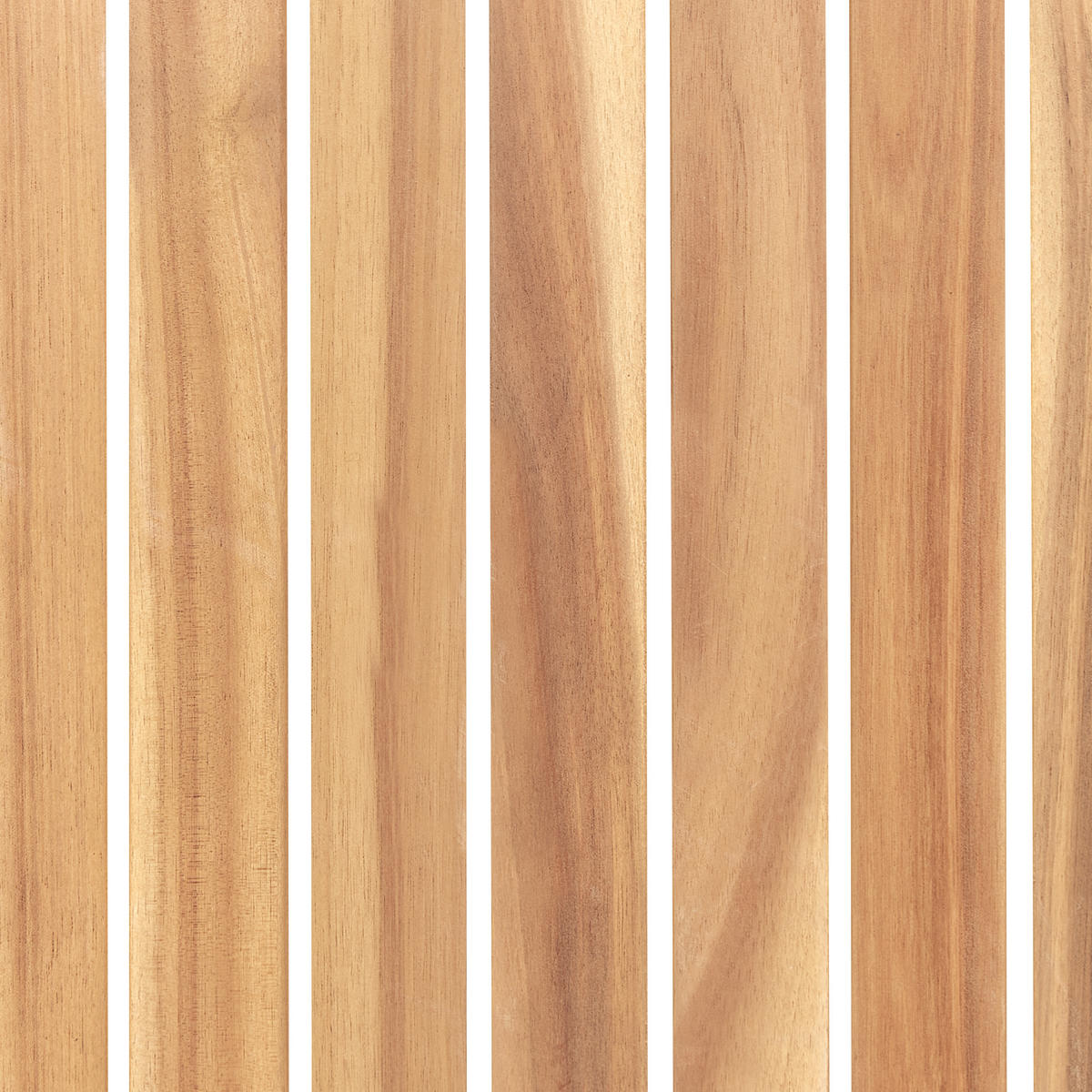 GARTENTISCH Heller Holzfarbton Sassari II - Hellbraun, Holz (180/90/75cm) - Beliani