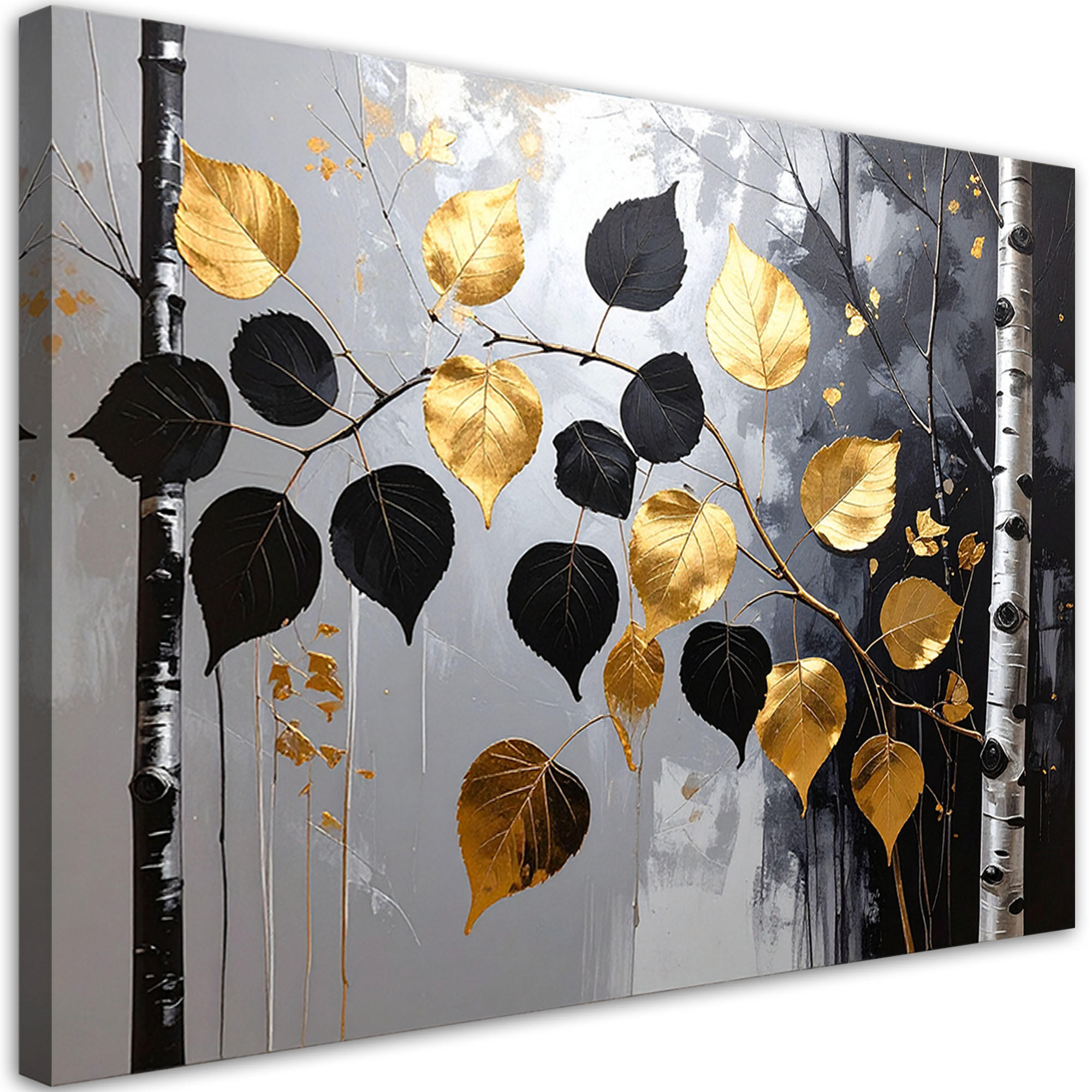 Feeby Wandbild, Schwarz 45x30 cm