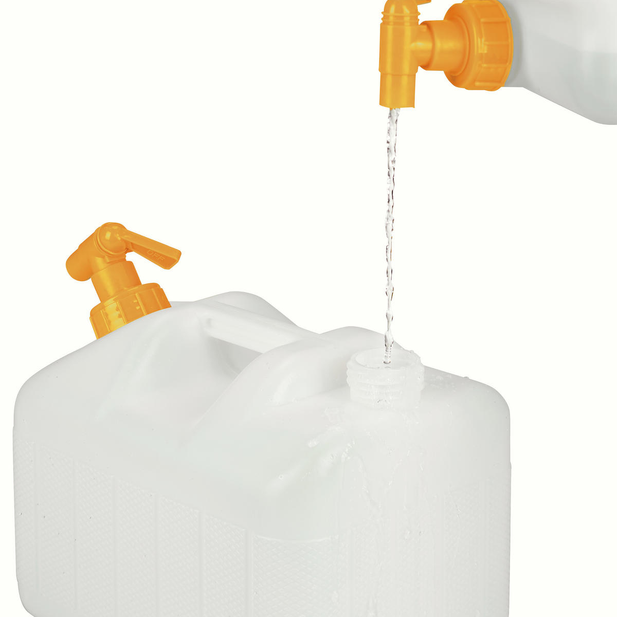 WASSERKANISTER - Weiß, Kunststoff (10L) - Relaxdays