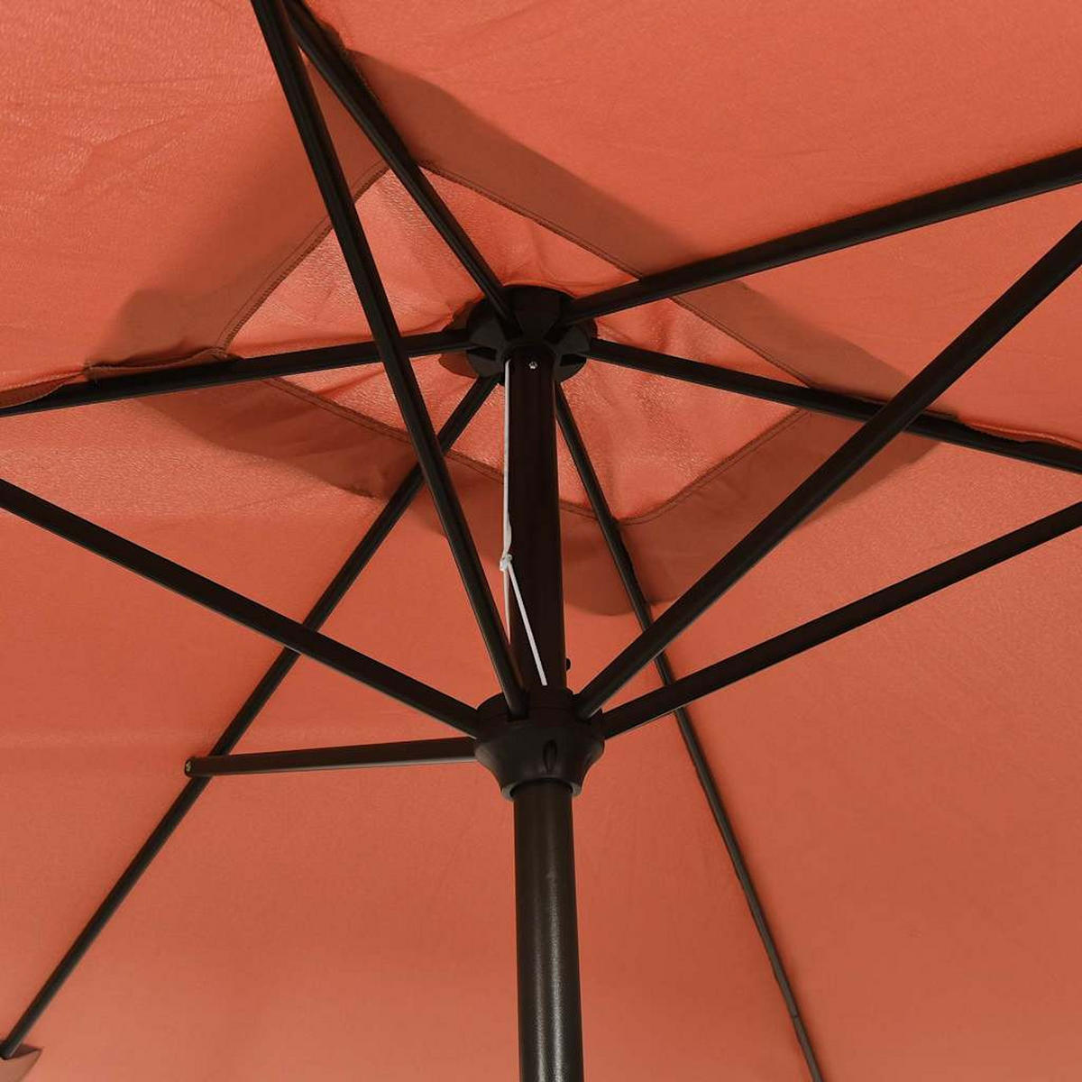 SONNENSCHIRM Mit Metall-Mast 300/200 Cm Terrakotta - Braun, Textil (300/200cm) - vidaXL