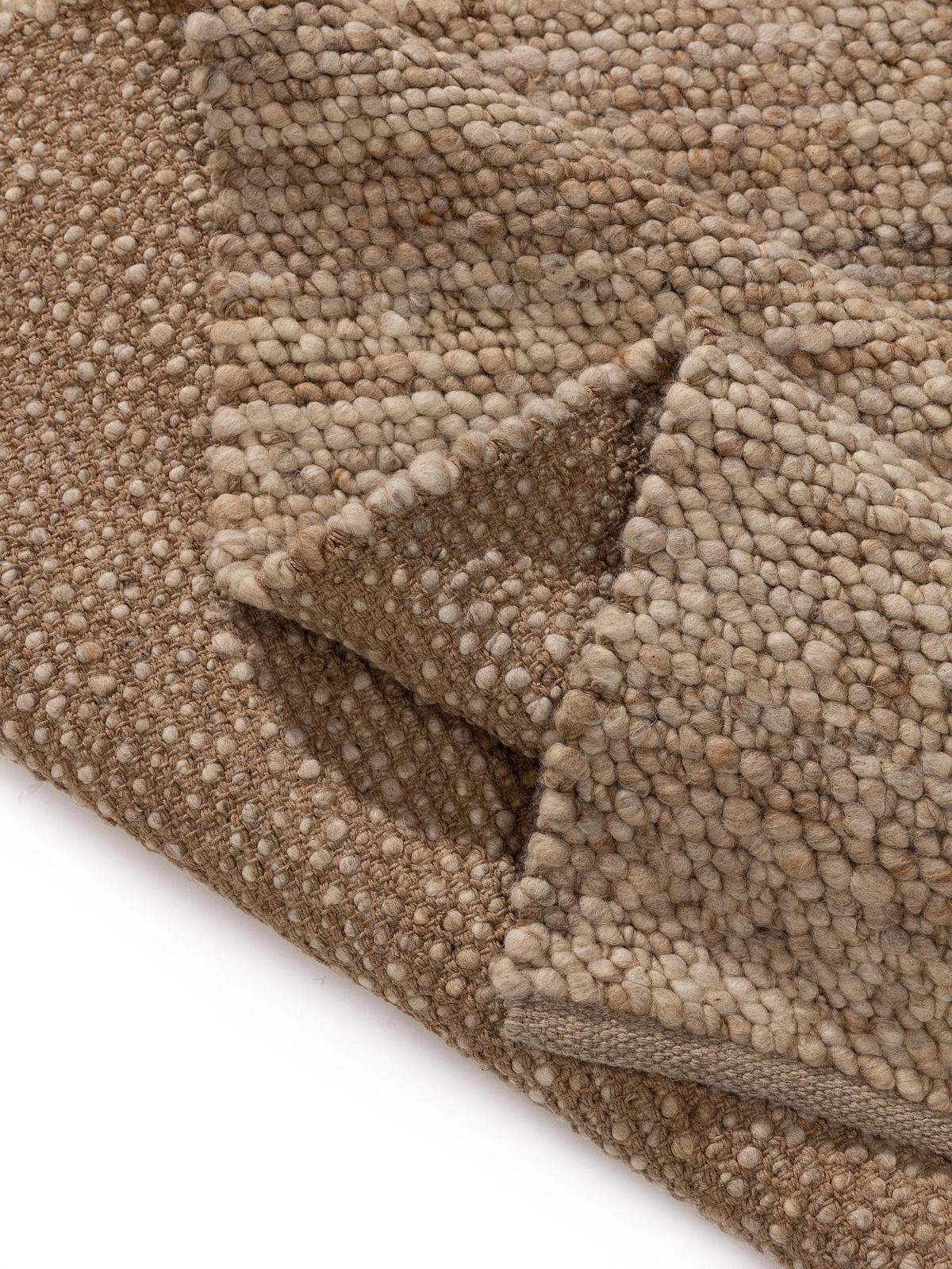 WOLLTEPPICH Finn Beige 100x150 cm - Beige, Textil (100/150cm) - benuta Pure