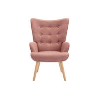 SESSEL mit gerader Rückenlehne - 1 Person - Stoff - Rosa - - Pink, Textil (69/95.5/78cm) - Vente-Unique