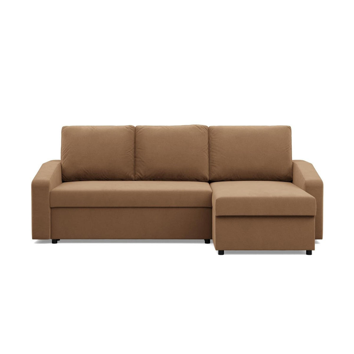ECKSOFA MIT SCHLAFFUNKTION NEO, Braun - Braun, Textil (231/140cm) - Mebligo
