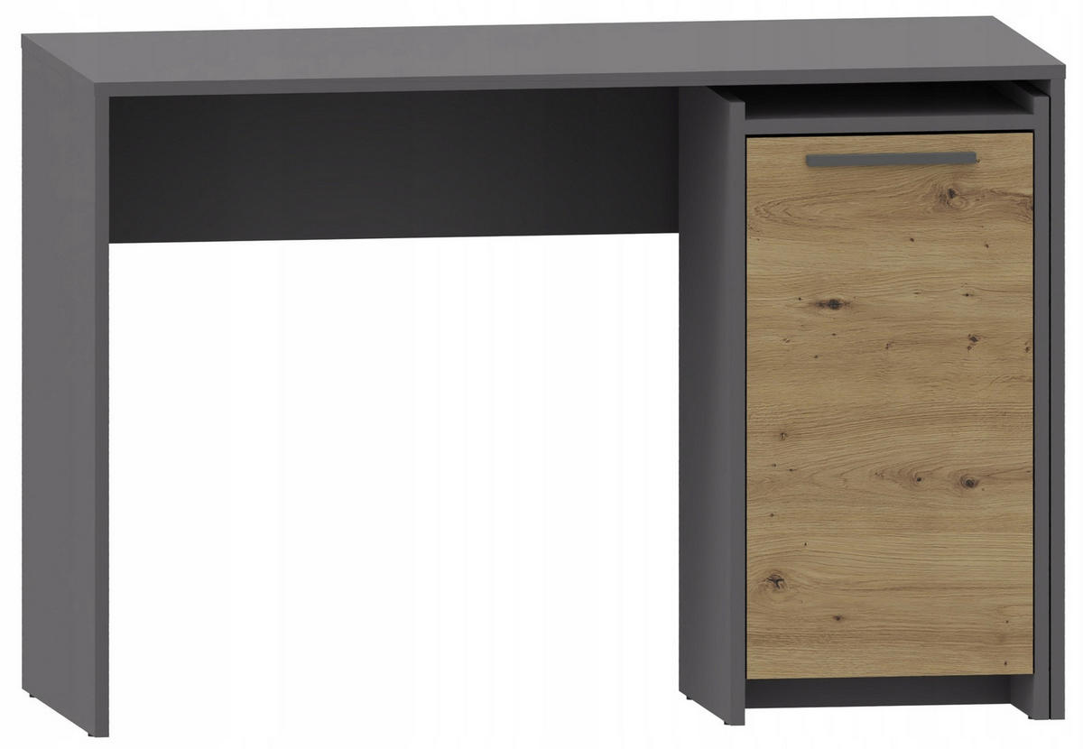 SCHREIBTISCH ALTIVO 110 Anthrazit 110/50/74 cm - Anthrazit, Holzwerkstoff (50/110/74cm) - Matkam Möbel