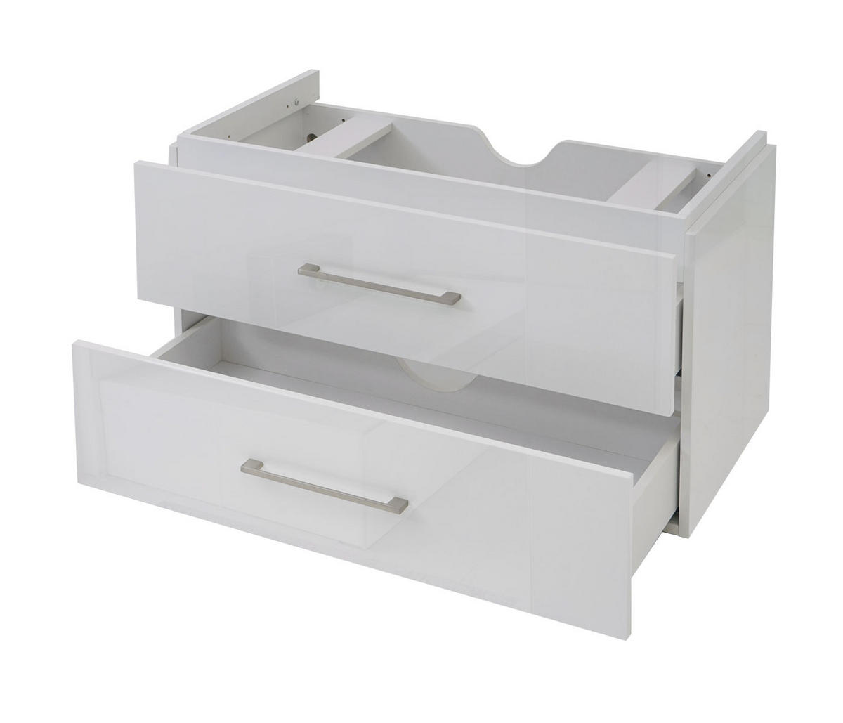 WASCHBECKENUNTERSCHRANK PREMIUM Weiß - Weiß, Holz (89/54/46cm) - MCW